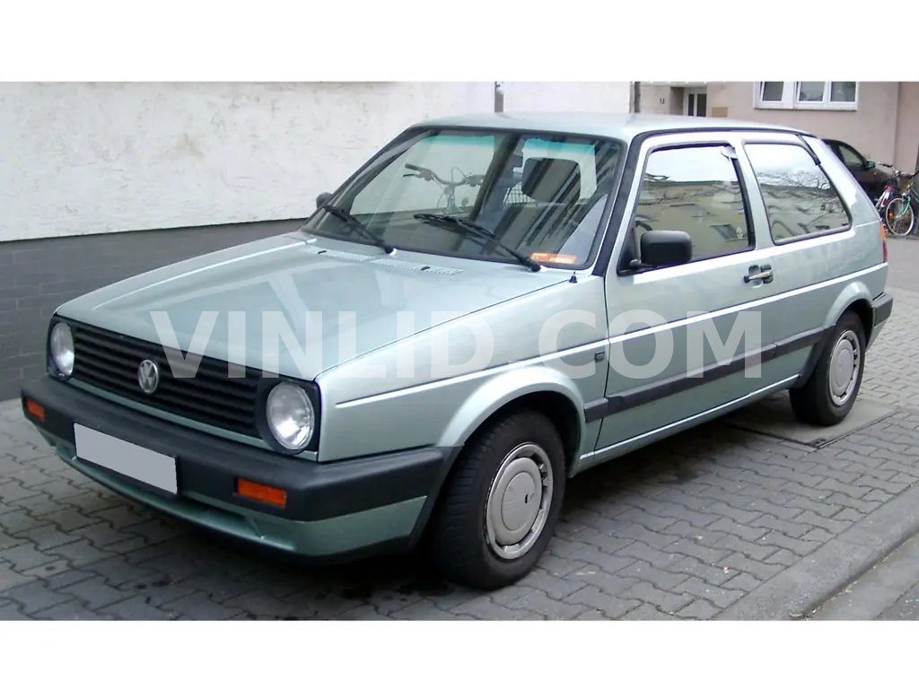 Volkswagen Golf Restyling 1987, Hatchback 3 doors, 2 Generation, Mk2 (08.1987 - 01.1992) -