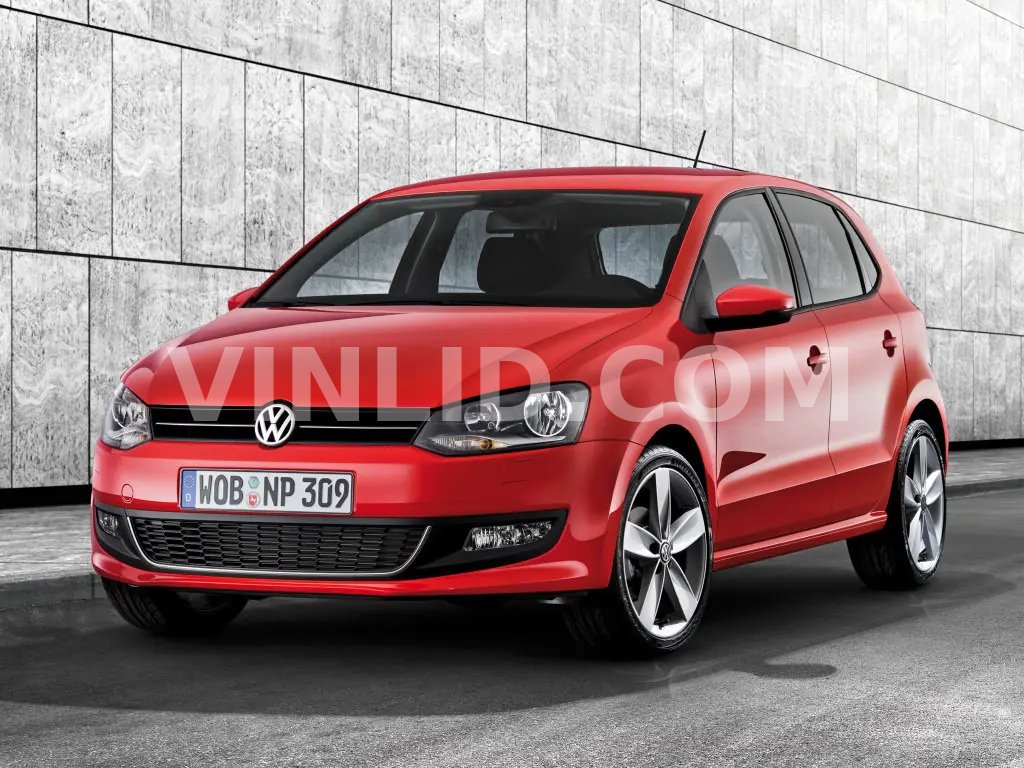 Volkswagen Polo 2009, Hatchback 5 doors, 5 Generation, Mk5 (03.2009 - 03.2014) -