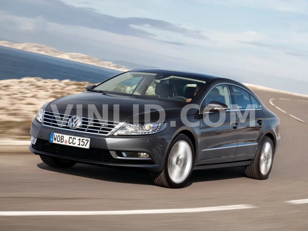 Volkswagen Passat CC Restyling 2012, Sedan, 1 Generation, B6 (01.2012 - 12.2016) -