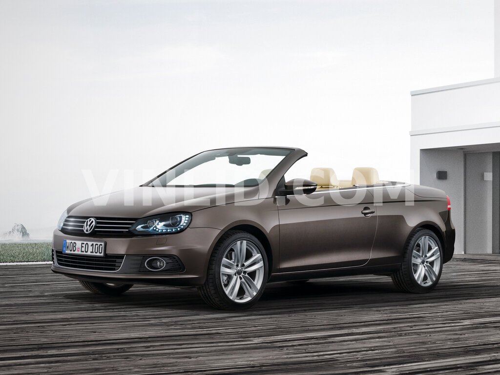 Volkswagen Eos Restyling 2010, Convertible, 1 Generation (11.2010 - 05.2015) -