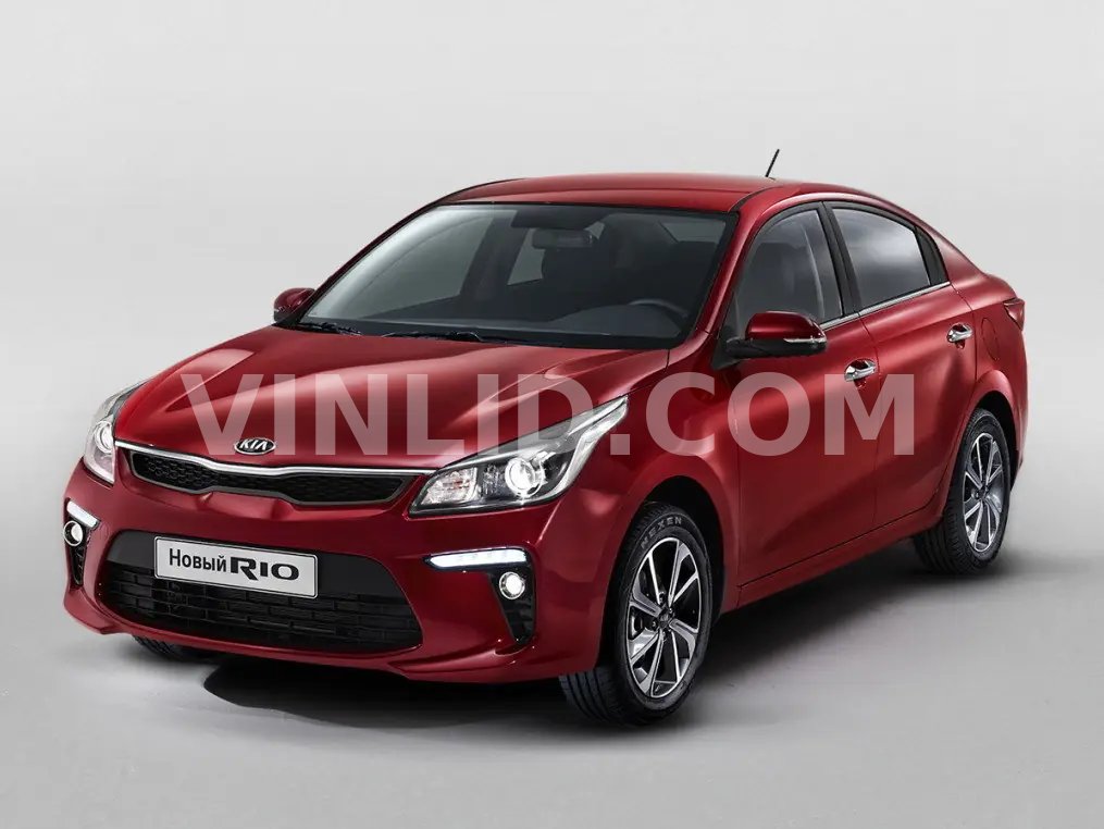 Kia Rio 2016, Sedan, 4 Generation, FB (11.2016 - 12.2020)