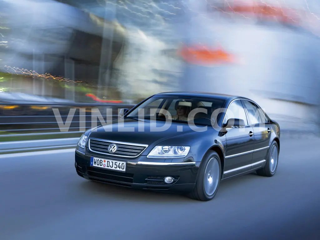 Volkswagen Phaeton 2002, Sedan, 1 Generation (03.2002 - 03.2007) -