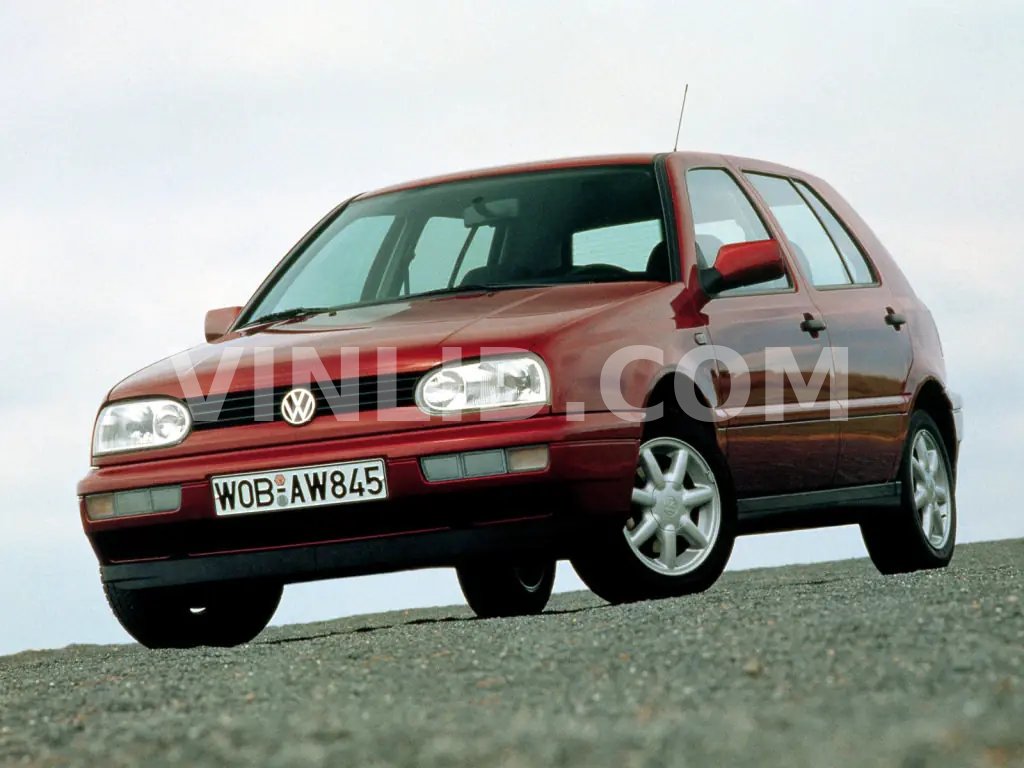Volkswagen Golf 1991, Hatchback 5 doors, 3 Generation, Mk3 (09.1991 - 12.1997) -