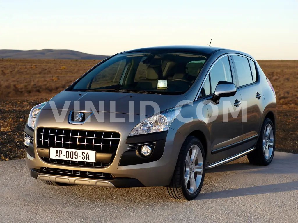 Peugeot 3008 2010, SUV 5 doors, 1 Generation (01.2010 - 12.2013) -